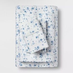 NEW Threshold Full Size 400 Thread Count Printed Sheets 100% Cotton